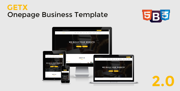 GetX - Onepage Business Template