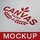 Canvas Paint Logo Mock Up - GraphicRiver Item for Sale
