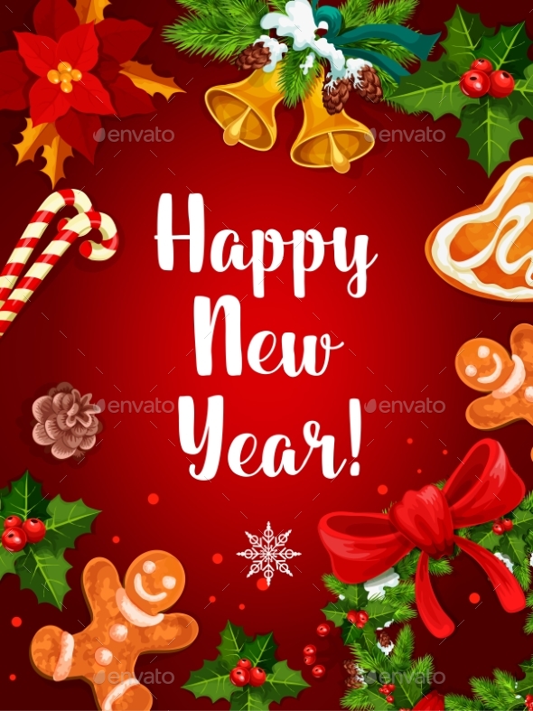 Happy New Year Holiday Background