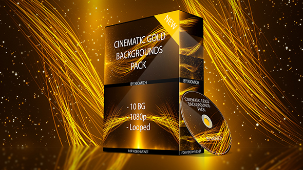 Cinematic Gold Backgrounds Pack