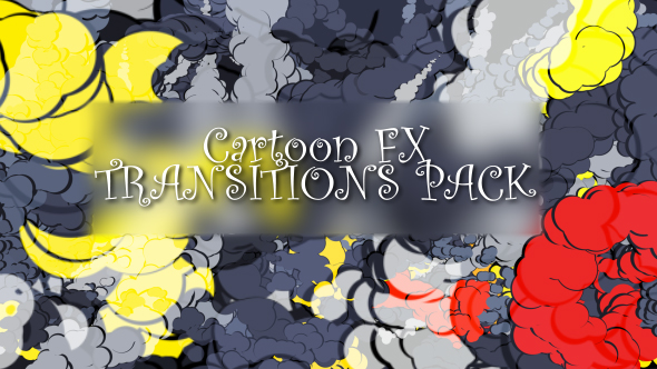 Dynamic 2d Cartoon Explosion Transitions Pack alt