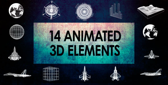 14 Animated 3D Elements