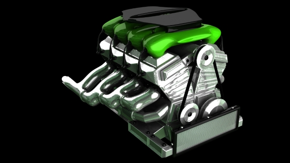 Loop Rotate Car Engine