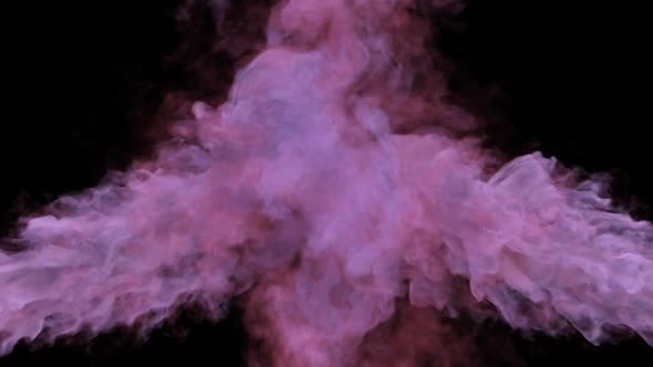 Colorful Smoke Collision