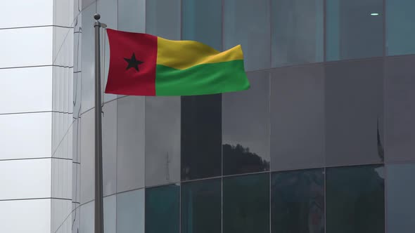 Guinea Bissau Flag Background 4K