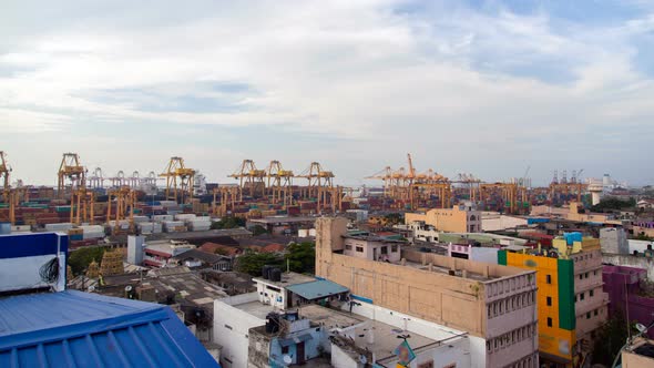 Container Port Panorama, Colombo, Sri Lanka