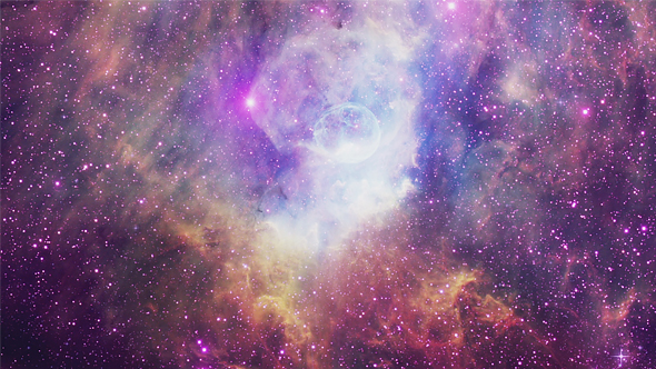 Distant Space Nebula