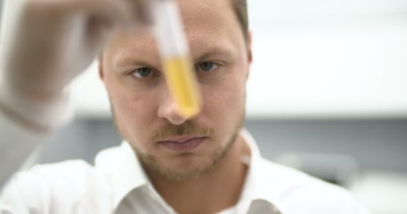 Scientist Finding a Cure