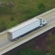 Semi Truck Driving on Interstate Highway - VideoHive Item for Sale