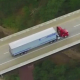 Semi Truck Driving on Rual Highway - VideoHive Item for Sale