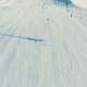 Several People Ride Ski By Snow Slope, View From Ropeway in Motion - VideoHive Item for Sale