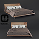 Bed Molteni&C Night&Day - 3DOcean Item for Sale