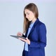 Business Woman With Tablet - VideoHive Item for Sale