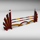 Horse jump obstacle 01 - 3DOcean Item for Sale