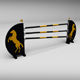 Horse jump obstacle 07 - 3DOcean Item for Sale