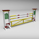 Horse jump obstacle 04 - 3DOcean Item for Sale