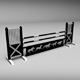 Horse jump obstacle 08 - 3DOcean Item for Sale