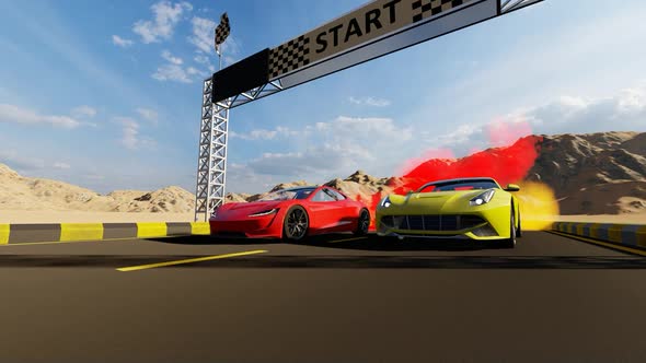 Race Previous Colored Exhaust Race Cars alt