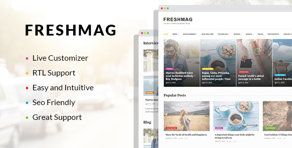 Freshmag - Clean WordPress Magazine Theme