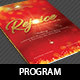 Rejoice Christmas Cantata Program Template