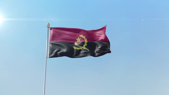Angola  Flag