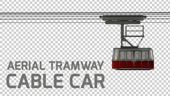 3D Aerial Tramway - Cable Car