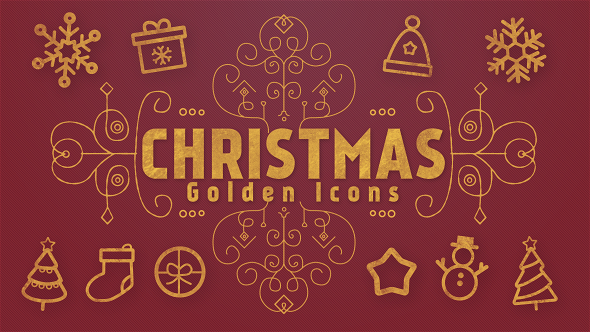 Christmas Golden Icons