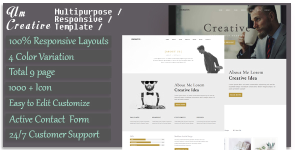 UmCreative - Creative HTML5 Template