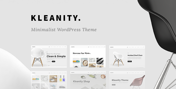 Kleanity - minimalistyczny motyw WordPress / portfolio kreatywne