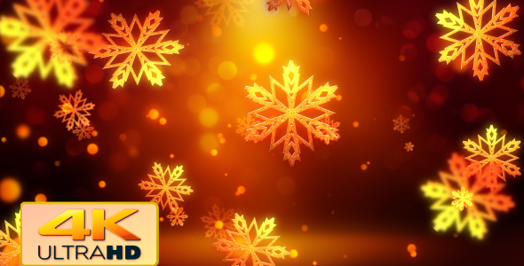 Christmas Gold Snowflakes 1