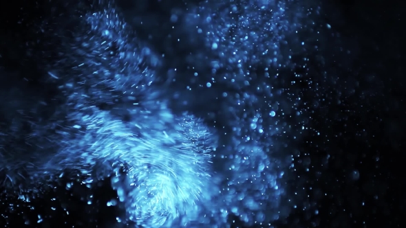 Christmas Particles Flow