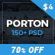 Porton | Design-Driven Multipurpose PSD - ThemeForest Item for Sale