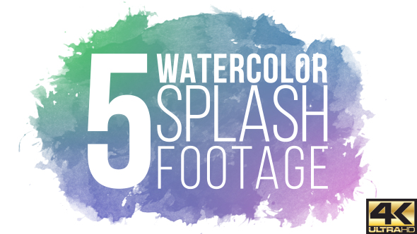Watercolor Splash 4K