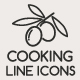 Food and Cooking Line Icons - GraphicRiver Item for Sale