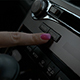 Female Hand Typing Media Button in Car - VideoHive Item for Sale