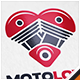 Motorcycle Love Logo - GraphicRiver Item for Sale