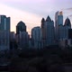 Slow Zoom in on Atlanta Skyline at Sunset Aerial - VideoHive Item for Sale