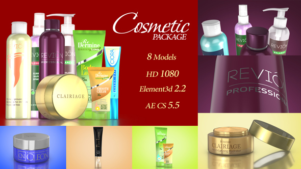 Cosmetic Package Template