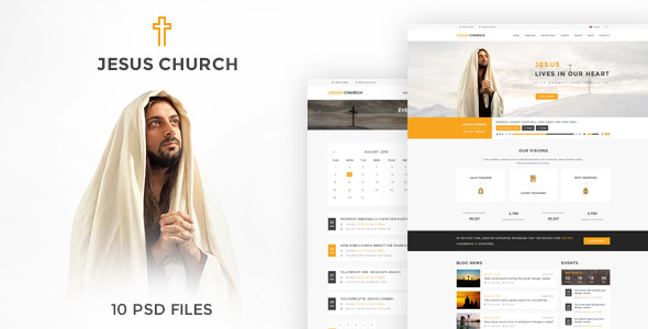 JESUS CHURCH | PSD template