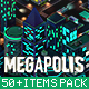Ultimate Low Poly City Night Pack 1 - 3DOcean Item for Sale