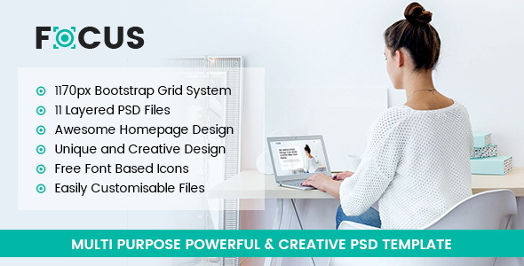 Focus - Multipurpose PSD Template