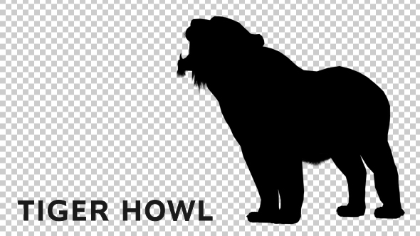 Tiger Howl Silhouette alt