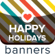 Happy Holidays Banners - GraphicRiver Item for Sale