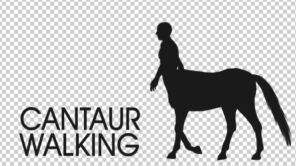 Centaur Silhouette - 2 alt
