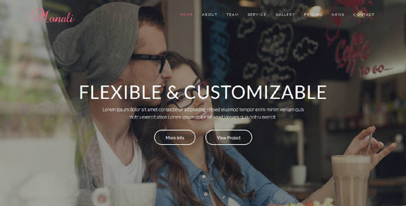 Monali - Responsive HTML5 Template