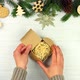 Woman hands packing gift - VideoHive Item for Sale