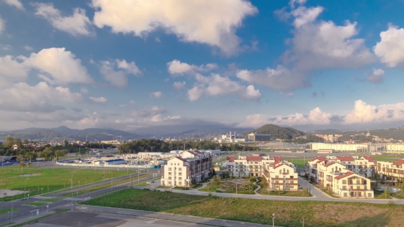 Olympic Village. Complex of Dwelling-houses, Where the Sportsmen of the Olympic Games Lived 2014