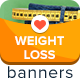 Weight Loss Ad Banners - GraphicRiver Item for Sale