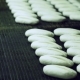 Bread Moving on a Conveyor Belt, Ready for Baking in Bakery - VideoHive Item for Sale