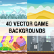 40 Vector Game Backgrounds with Tilesets - Horizontal and Vertical - GraphicRiver Item for Sale